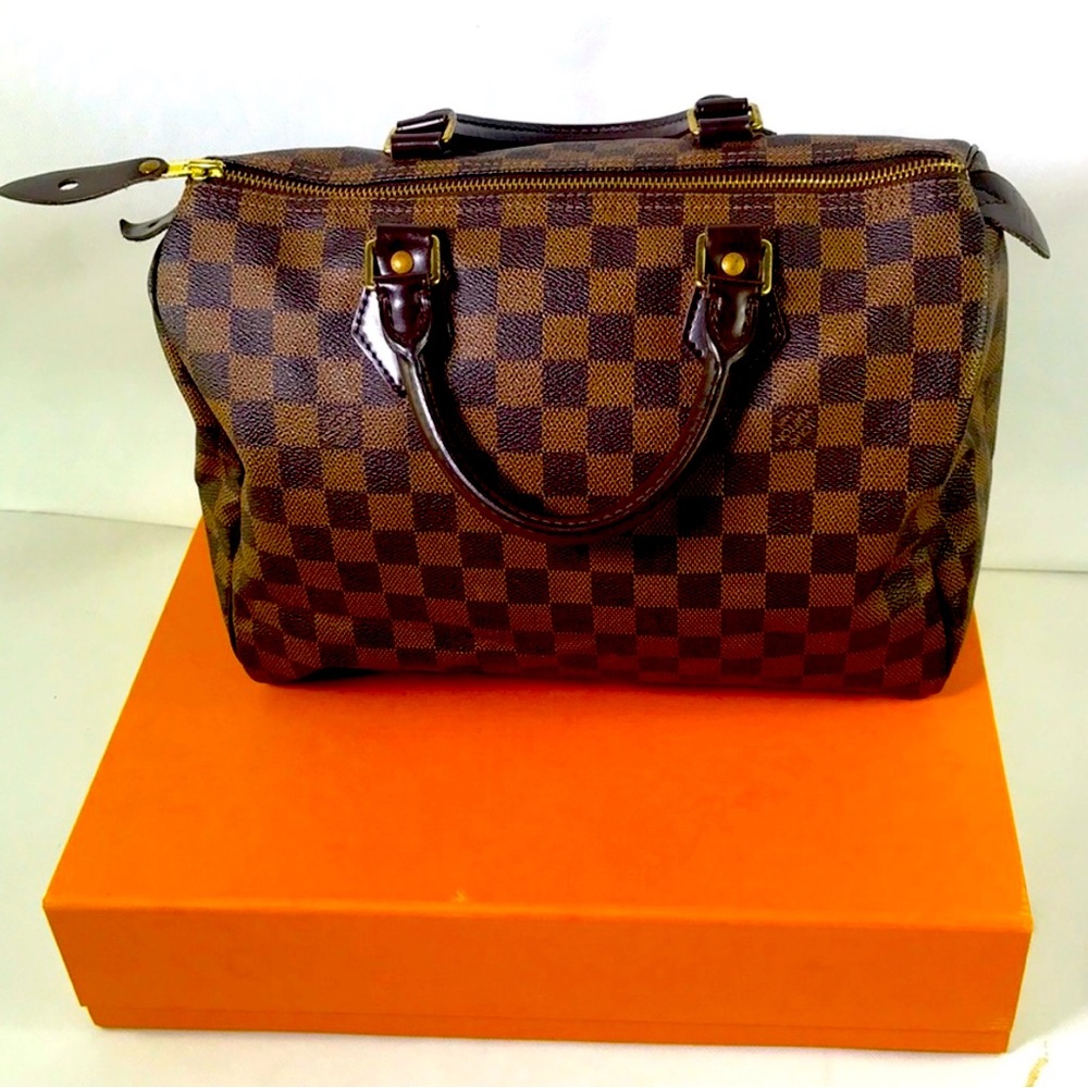 Speedy Damier Ebene Louis Vuitton handbag